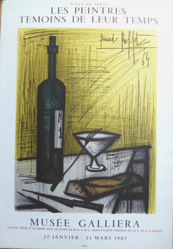 Bernard buffet affiche 1965 - buffet,