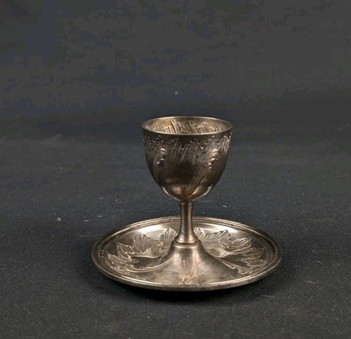 Coquetier metal argenté - coquetier,