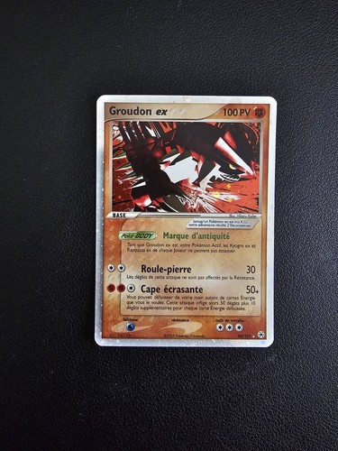 Carte pokémon groudon - carte, ex