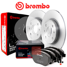 Set Disques Et Plaquettes de Frein Arrière Brembo pour Fiat 500L 0.9 1.3 1.4 1.6