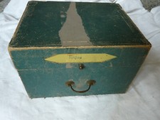 Ancienne boite classeur, cartonnier de notaire alphabétique