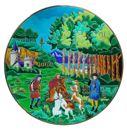 Grand plat émaux - Émaux, de