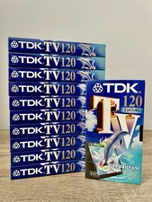 LOT 11 VHS TDK TV-120 | NEUF SOUS BLISTER | CASSETTES VIERGES