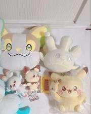 Peluche Pokemon Pikachu & Milcery étiquette inutilisée forme câline