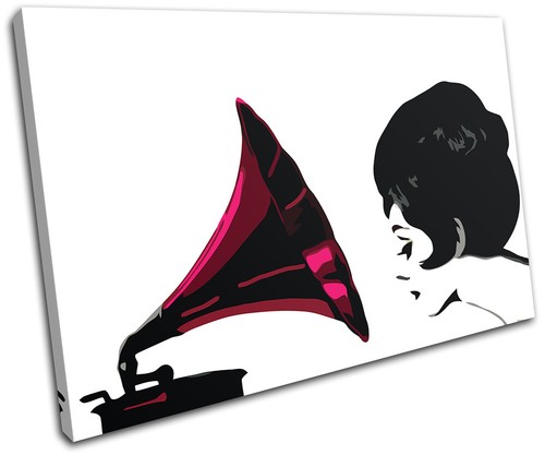 Pop art gramophone - art,