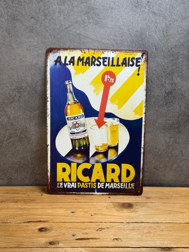 Plaque métal ricard 874 - plaque,