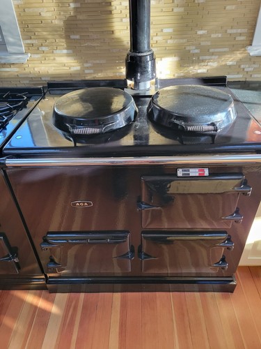 Aga cooker standard vent - cooker, black