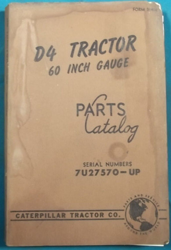 Cat caterpillar tracteur - cat, d4