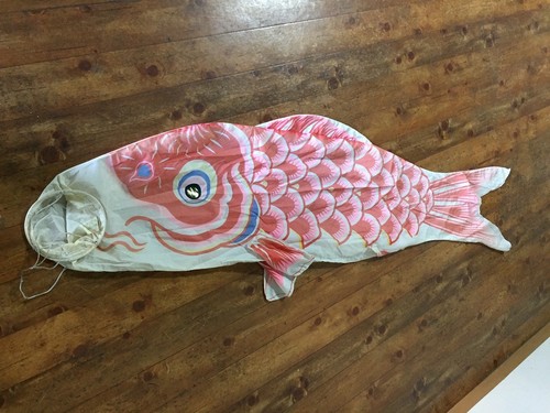 P0998 vintage koinobori - p0998,
