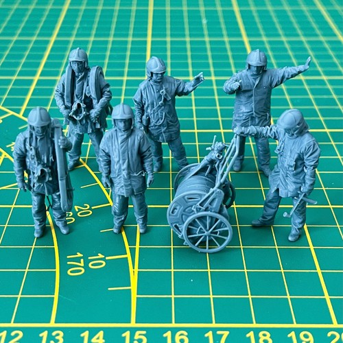 Pompiers figurines équipage - pompiers,
