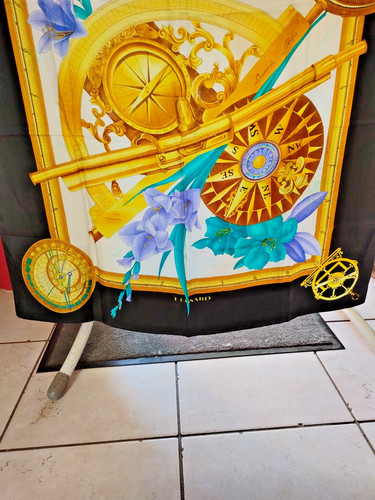 Foulard soie léonard - foulard, 90