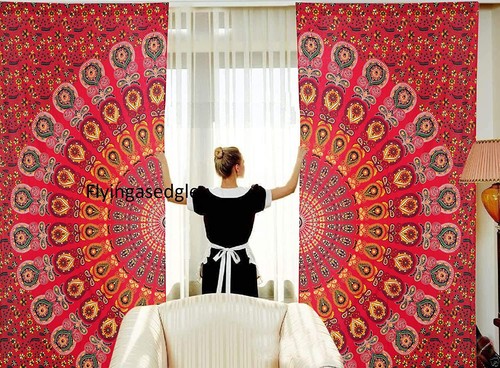Rideaux indiens tapisserie