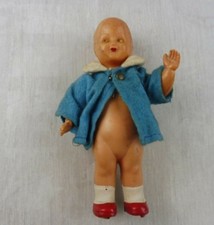 Ancienne petite poupée mécanique / à remonter, à clé, Gégé France