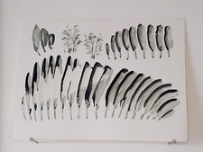 Plumes  AQUARELLE ORIGINALE