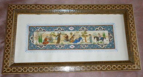 Miniature orientale peinture