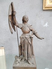 Statue Jeanne D'arc En Régule 