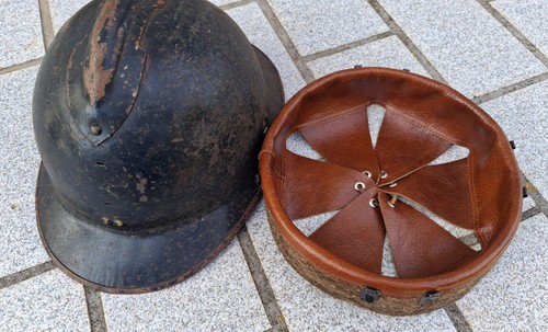 Ww2 coiffe intérieur cuir - d'intérieur,