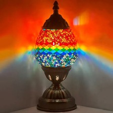 Lampe table verre - table, poli
