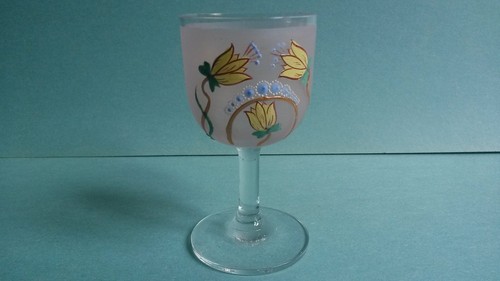 Verre liqueur pied - verre, a