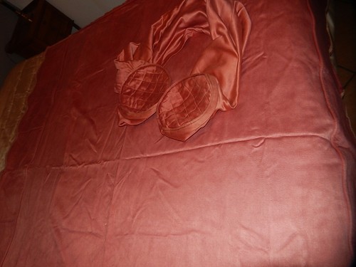 Ancien couvre lit avec - lit,