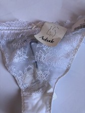 tanga dentelle blanc Aubade