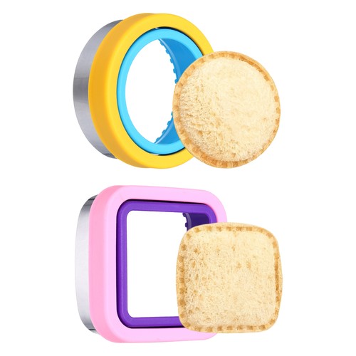 Pcs coupe sandwichs scelleur - 2, coupe-sandwichs