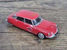 Voiture Miniature Citroën Ds Pompier Solido 1/43