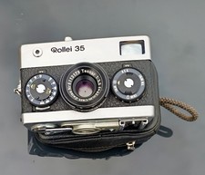 Rollei 35 Made in Germany – Carl Zeiss Tessar 40mm f/3.5 – testé – Avec étui