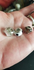 Lot De 3 Charm Breloque Verre