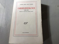 livres anciens de collection Numéroté.Correspondance Gide/Valéry.