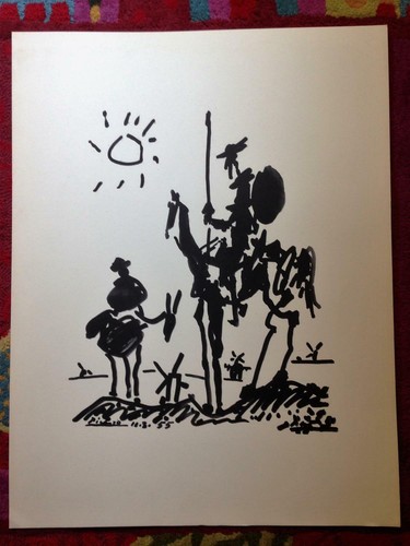 Picasso 1960 don quichotte - 1960,