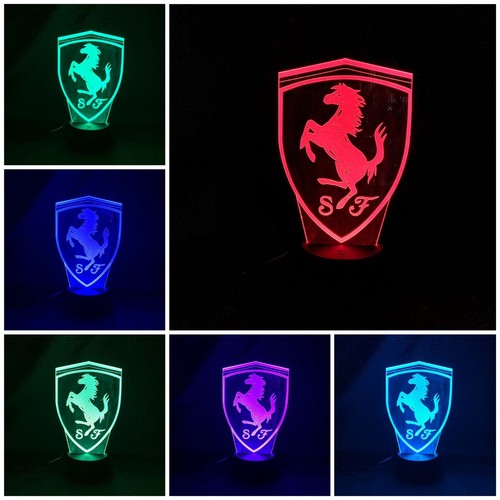 Lampe led ferrari 458 - 3d,