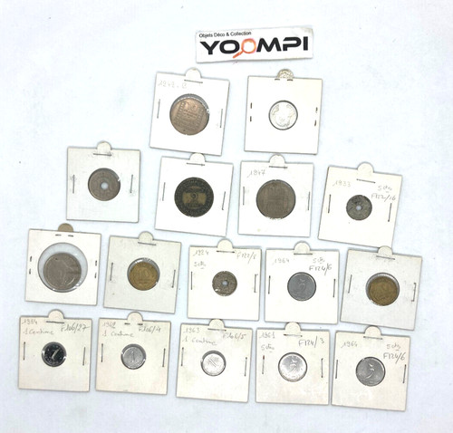 Objet ancien lot - , monnaie