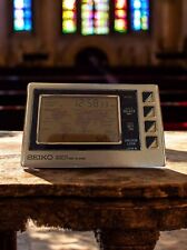 Horloge de voyage vintage Seiko quartz alarme monde Japon