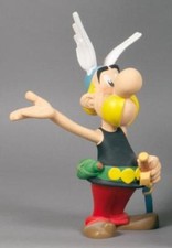 Astérix saluant le bras levé