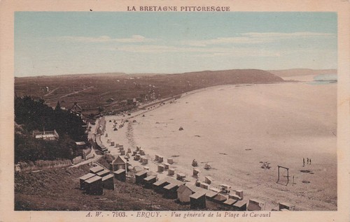 Erquy plage caroual - plage, de