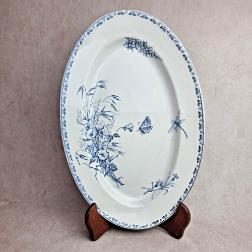 Plat ovale ancien carmen - plat,