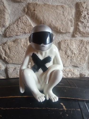 Statuette résine singe - ,