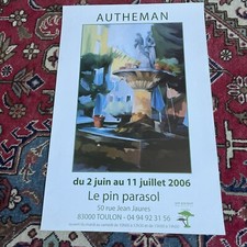 AUTHEMAN Affiche Expo Galerie