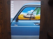 4L RENAULT 4 R4 Clan 1978 GTL SINPAR prospectus