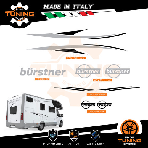 Autocollants camper kit - autocollants,