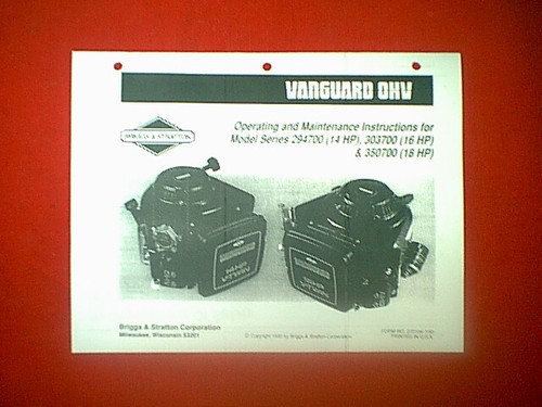 Briggs stratton v - &,
