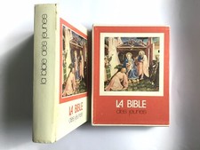 BIBLE DES JEUNES ILLUSTRÉE ANCIEN + NOUVEAU TESTAMENTS 1976 LIVRE ENFANTS ADO