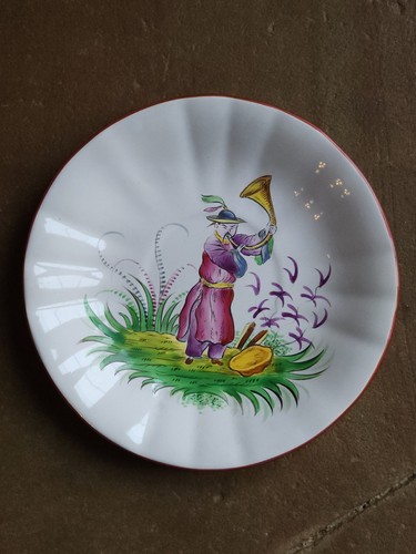 Chinois decors assiette - ,
