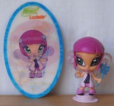 Winx Club Lockette Mini Doll Pixie Magic Doll and Hologram card - Rare