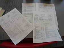 4 Anciennes Fiches Techniques