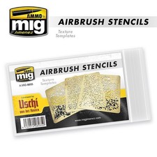 Pochoirs pour aérographe (x3)