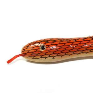 Serpent articulé orange - serpent,