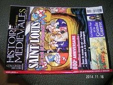 Histoire Medievales n°57 Saint Louis 800e Anniversaire Le Moyen Age Grande Guerr