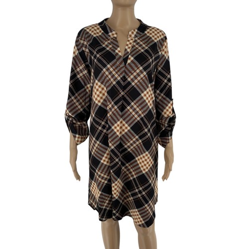 Robe kaftan manches longues - À,